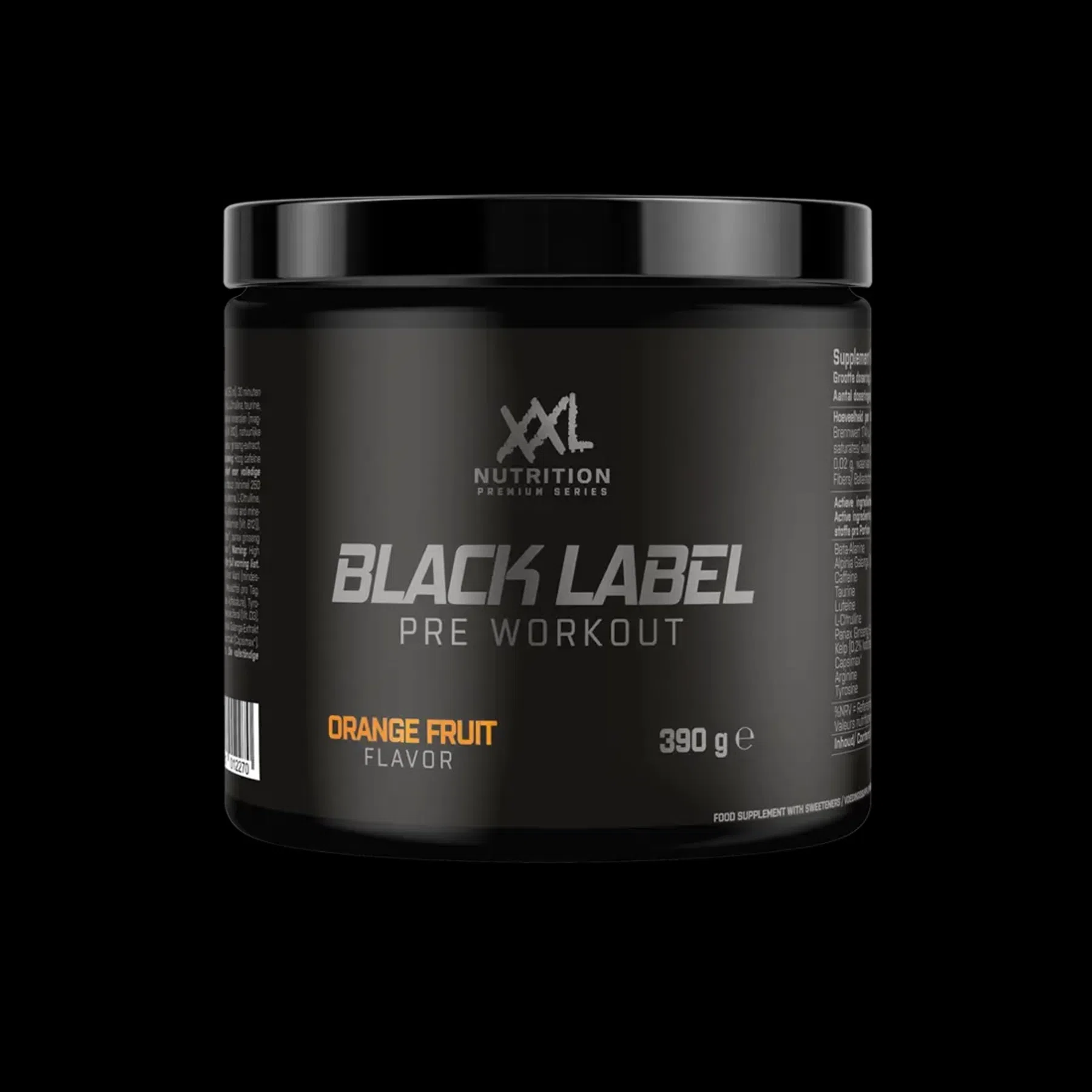 XXL Nutrition Black Label Pre-Workout